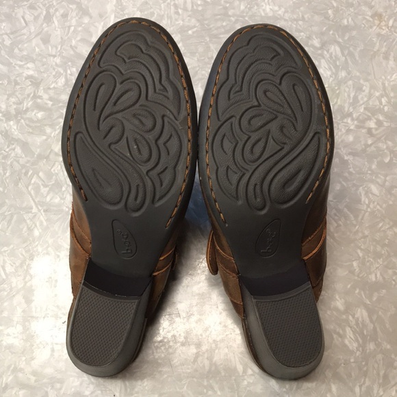 B.O.C by BORN Women’s Earley Brown Leather Mule Slip-On Clogs, Size 8 - NWOB - Picture 7 of 11